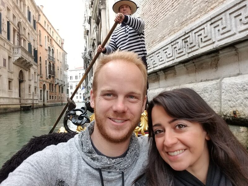 Rob and Taiss in Venice, Italy
