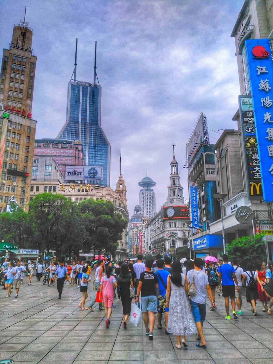 Nanjing Pedestrian Street - Shanghai, China