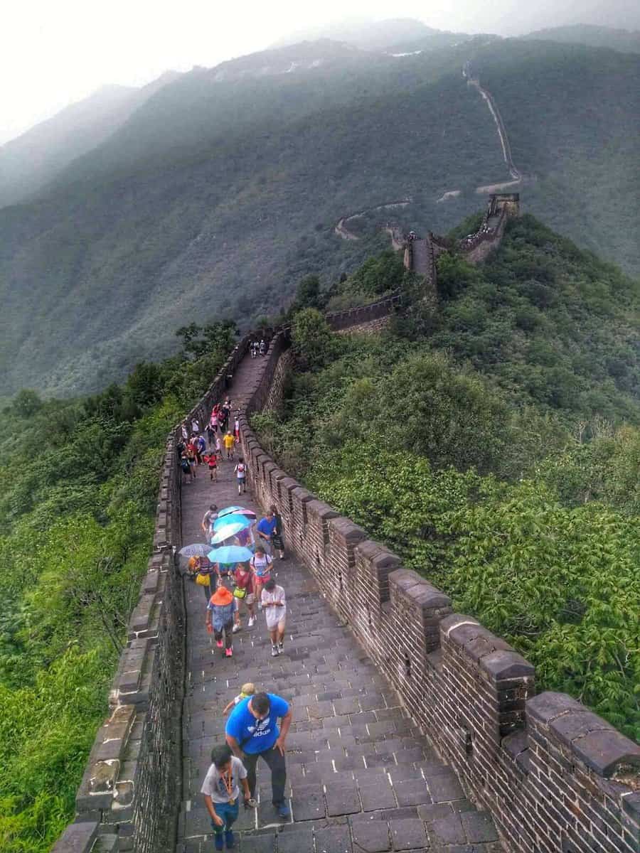 View Of Mutianyu Great Wall, China