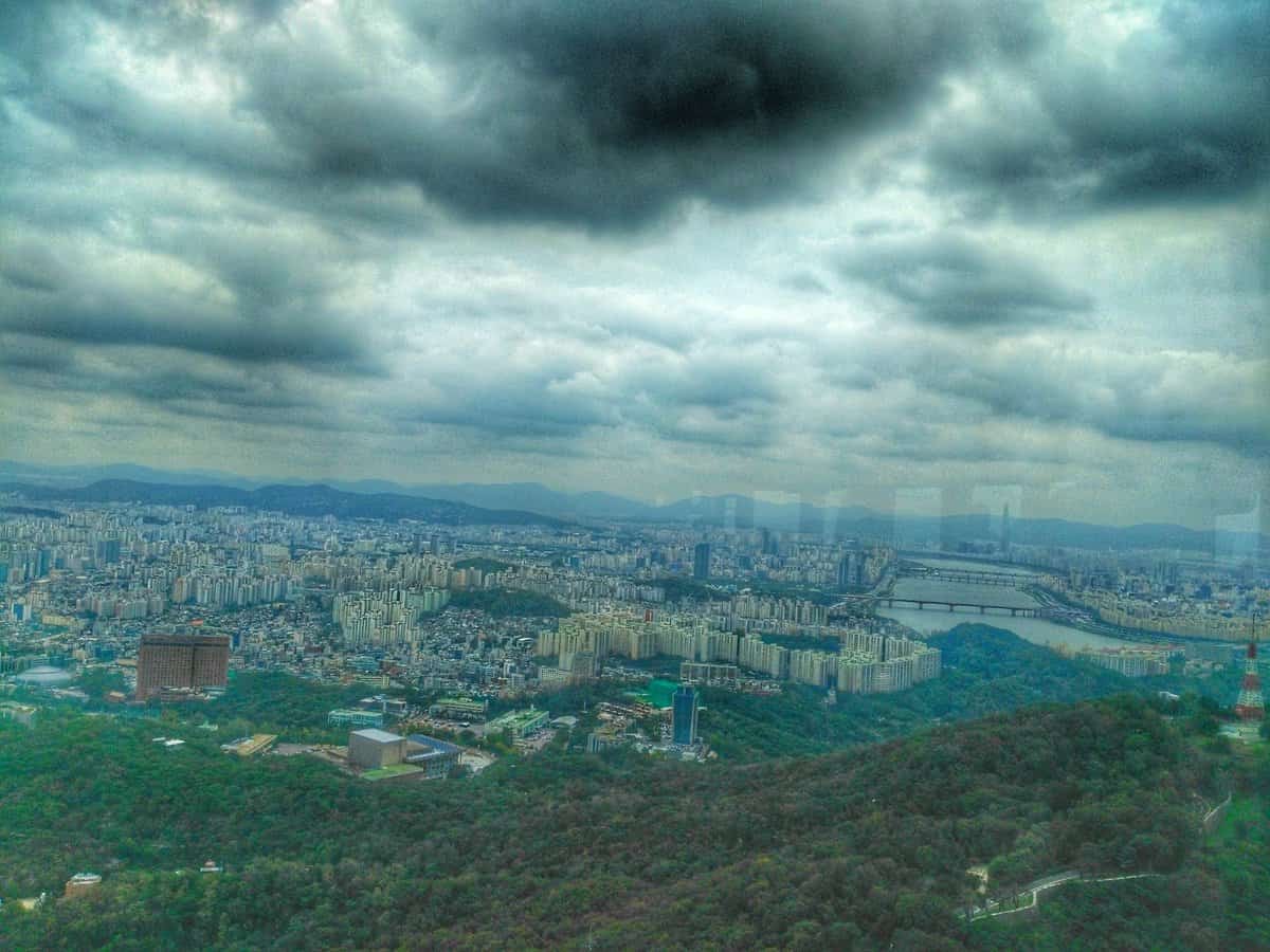 Seoul Views from N. Seoul Tower