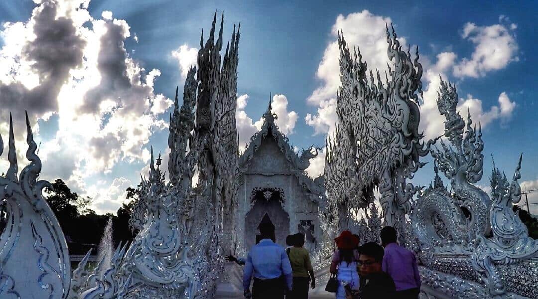 Wat Rong Khun Entrance - Chiang Rai, Thailand Travel