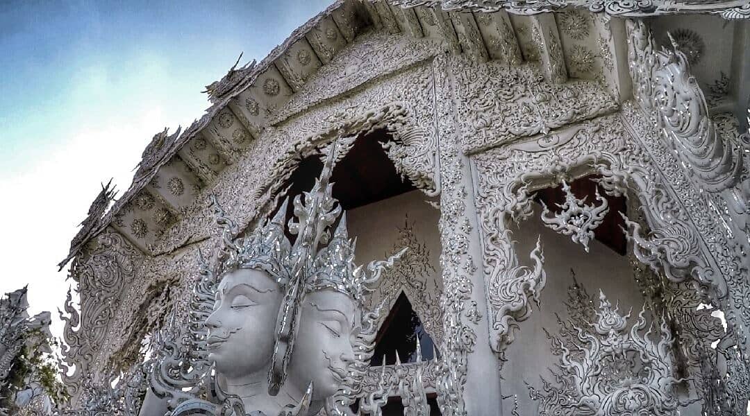 White Temple - Visiting Chiang Rai, Thailand