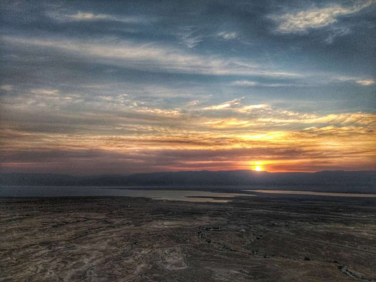 Sunrise at Masada, Israel - what to do in 7 days