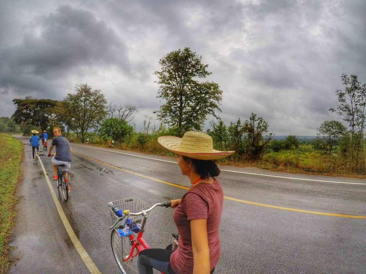 bicycle tour with local in Chiang Mai Thailand