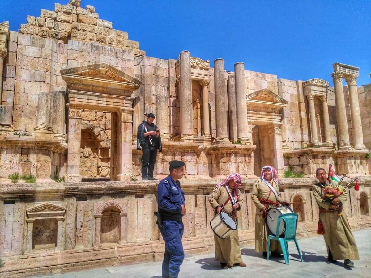 is Jordan safe for travel - Jerash Roman Ruins is Jordan safe for travel - Jerash Roman Ruins