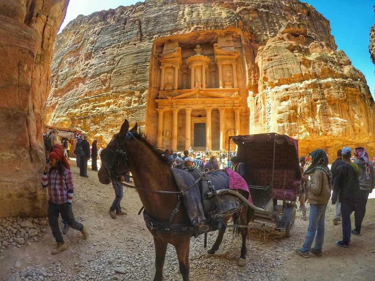 is Petra safe to visit- Treasury, Jordan