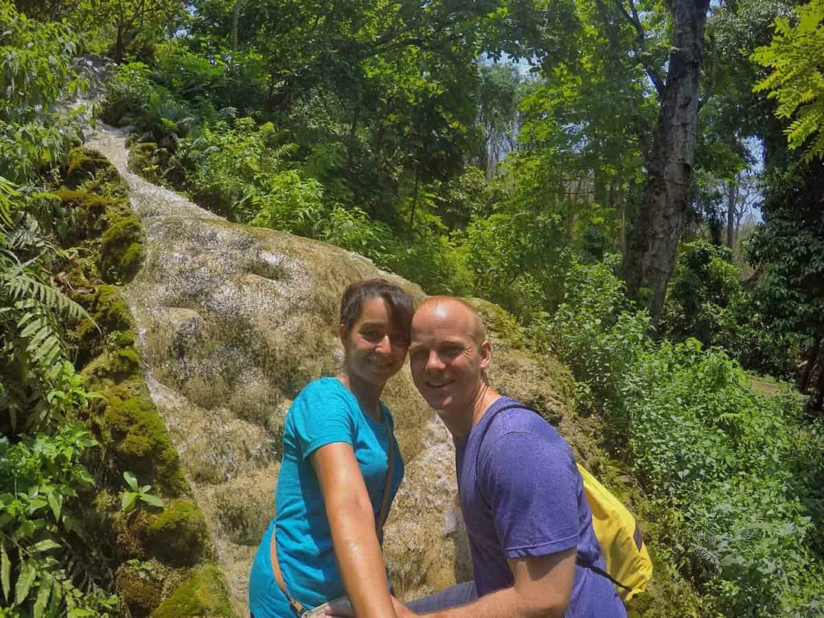 best things to do in Chiang Mai - climb sticky waterfall