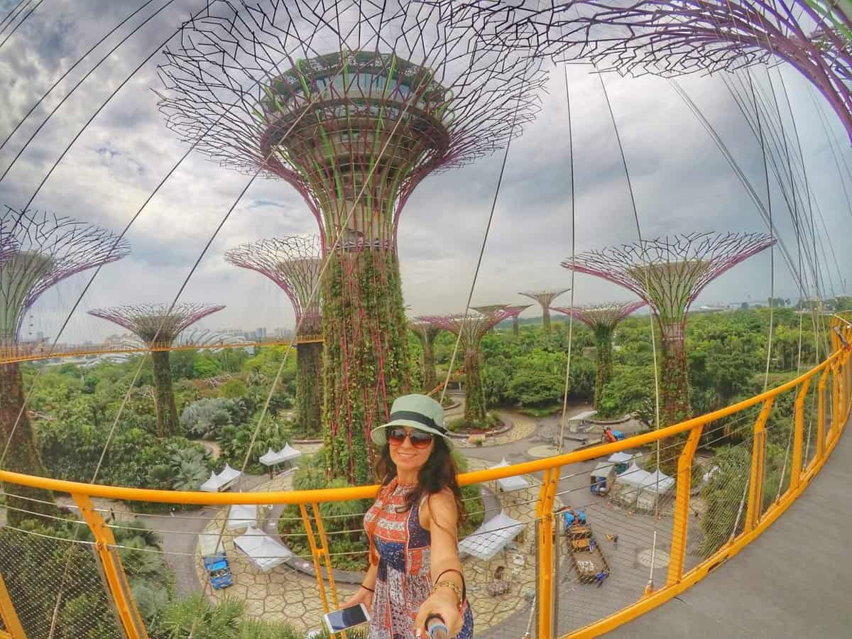what to see in singapore in one day - Supertree Grove at Gardens By The Bay