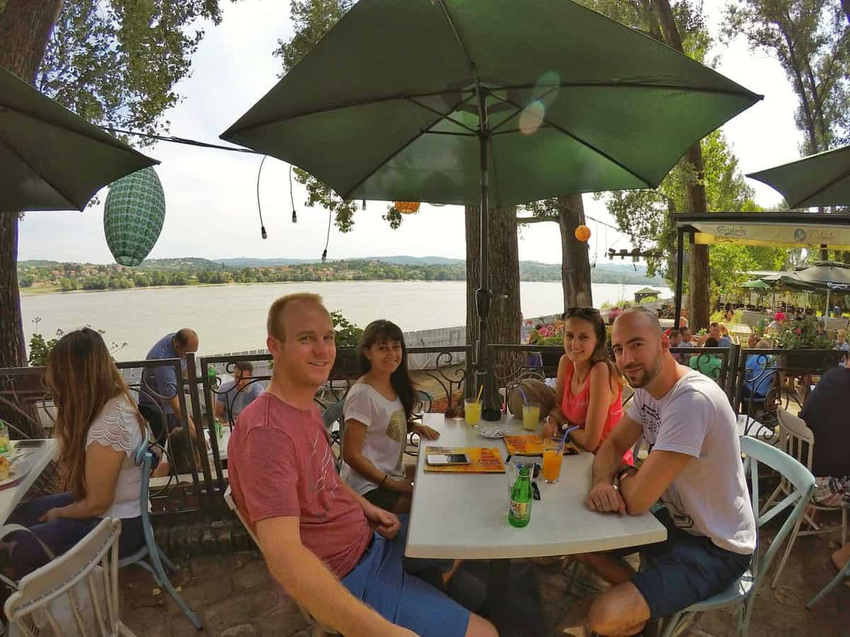What To Do Novi Sad - Eat by Danube River
