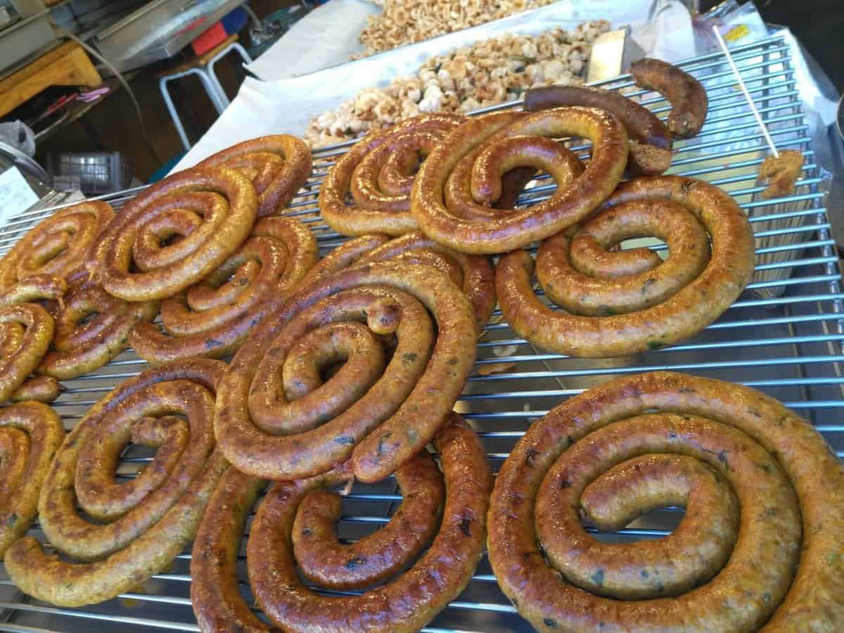 what to do in Thailand - chiang mai sausage
