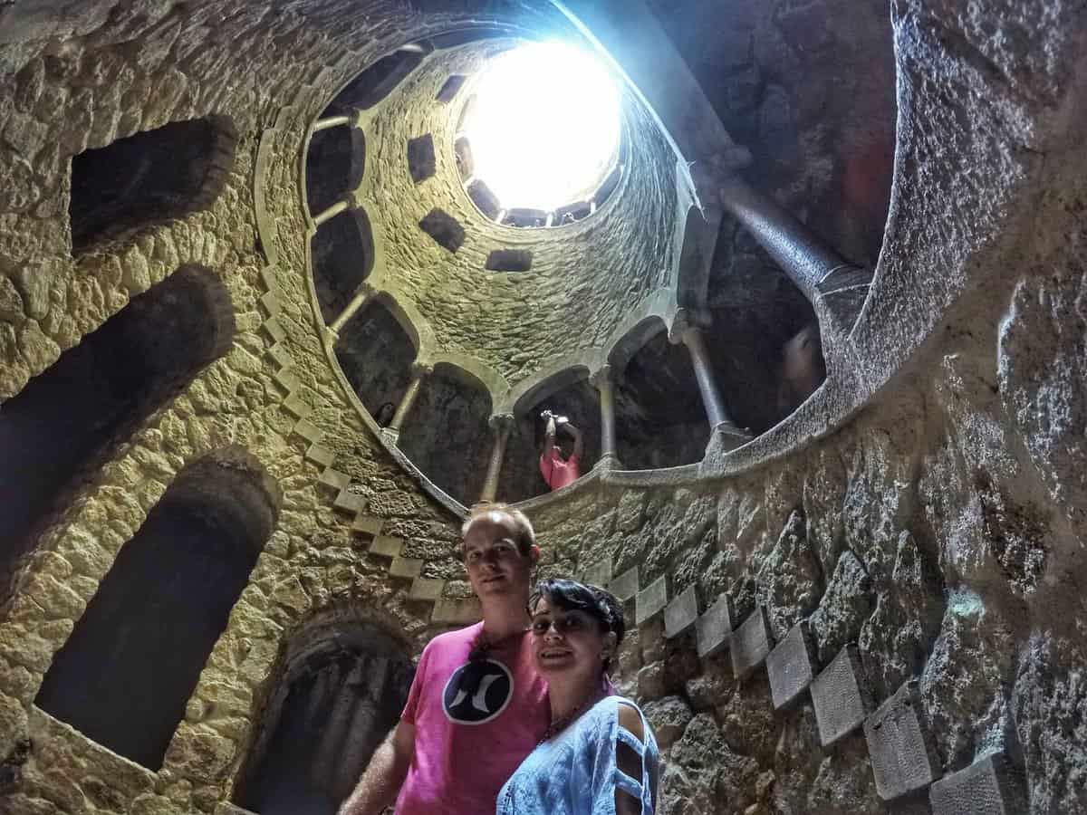 Day trip from Lisbon to Sintra - Initiation Well at Quinta Da Regaleira