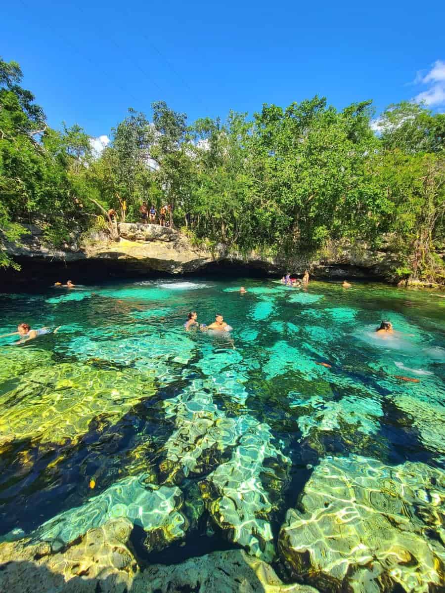 cenote azul is one of the top things to do in Playa del Carmen