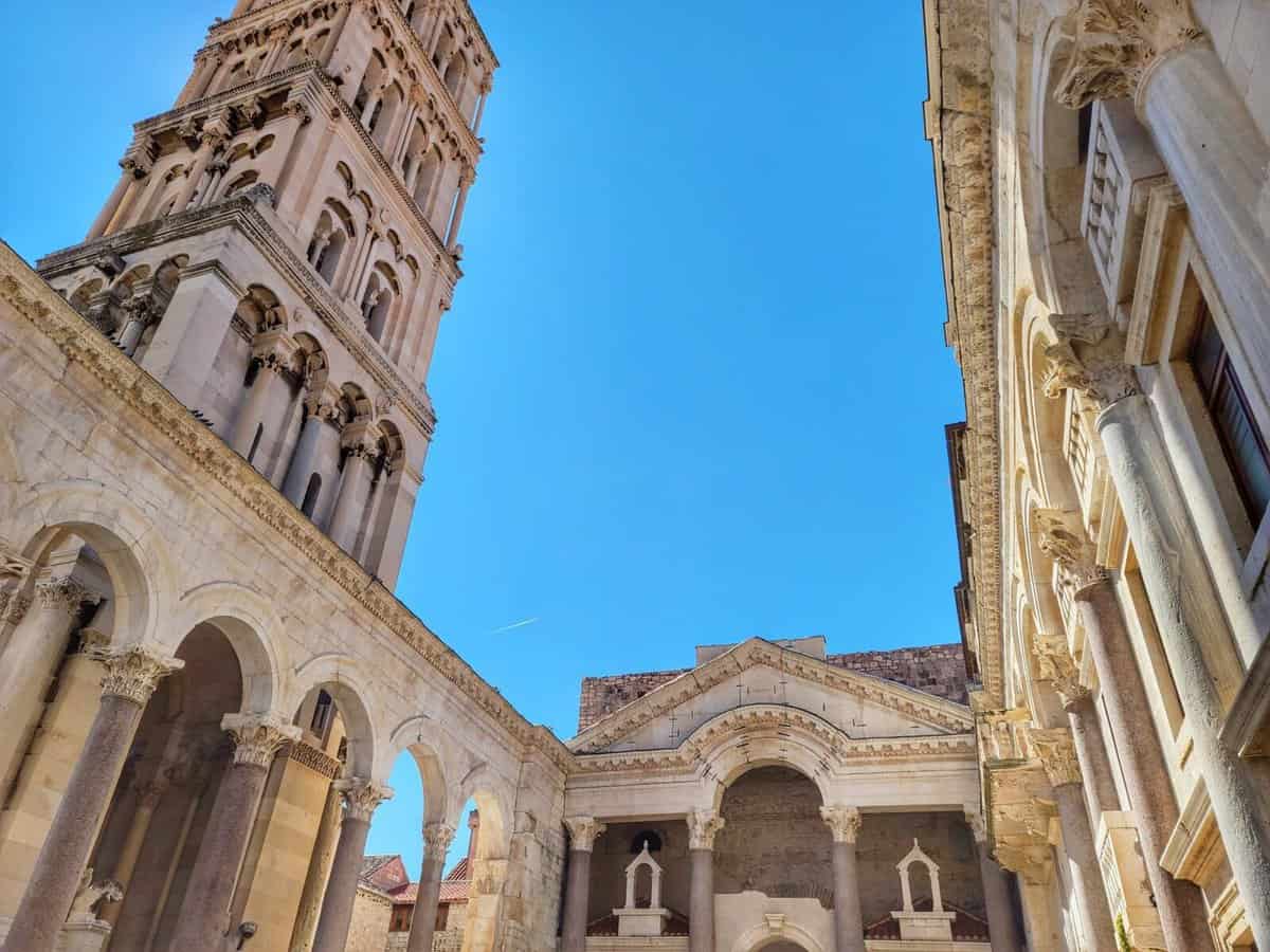 Diocletian's Palace in Split Diocletian's Palace in Split Old Town