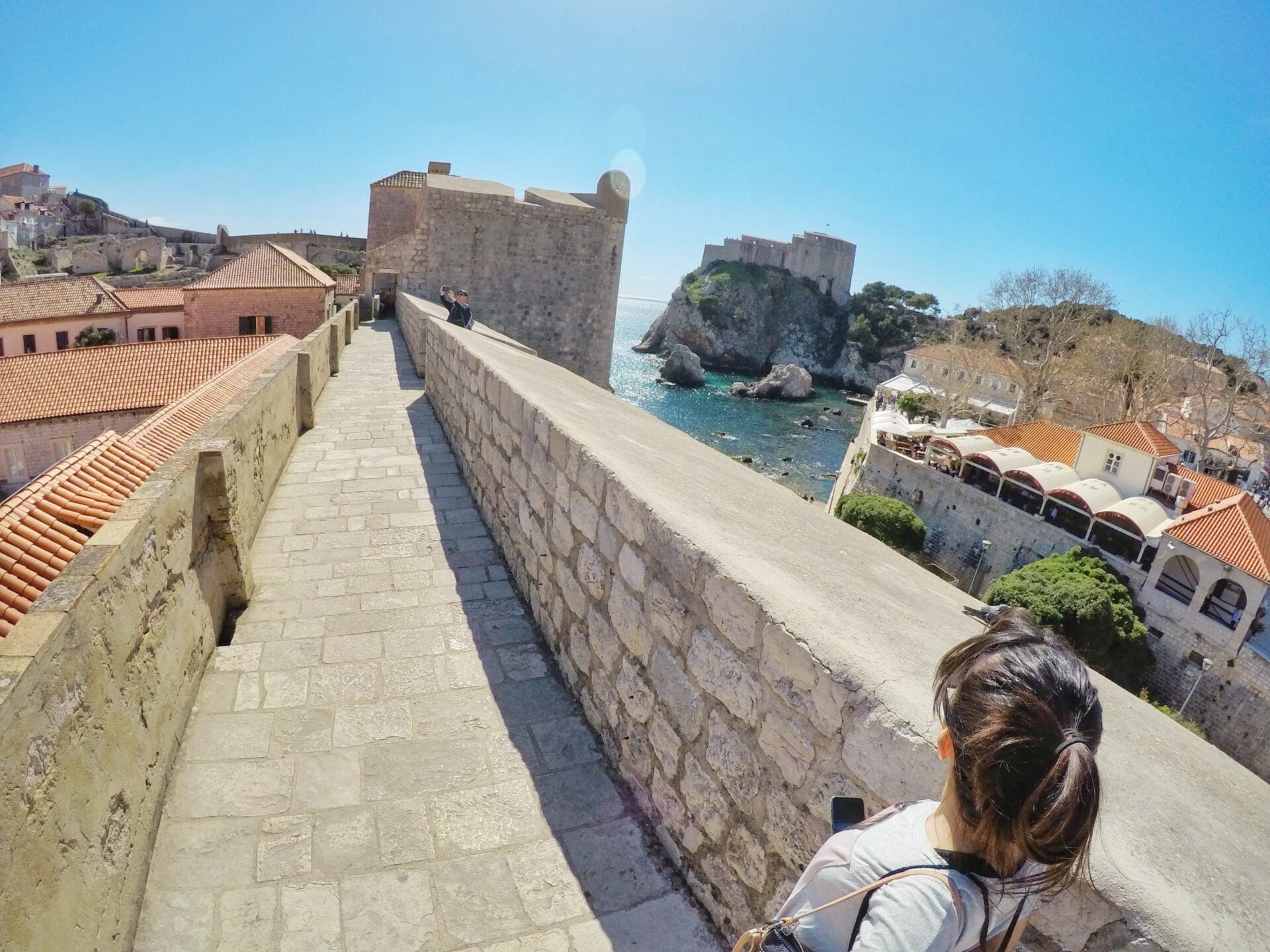Walking Dubrovnik walls Walking Dubrovnik walls