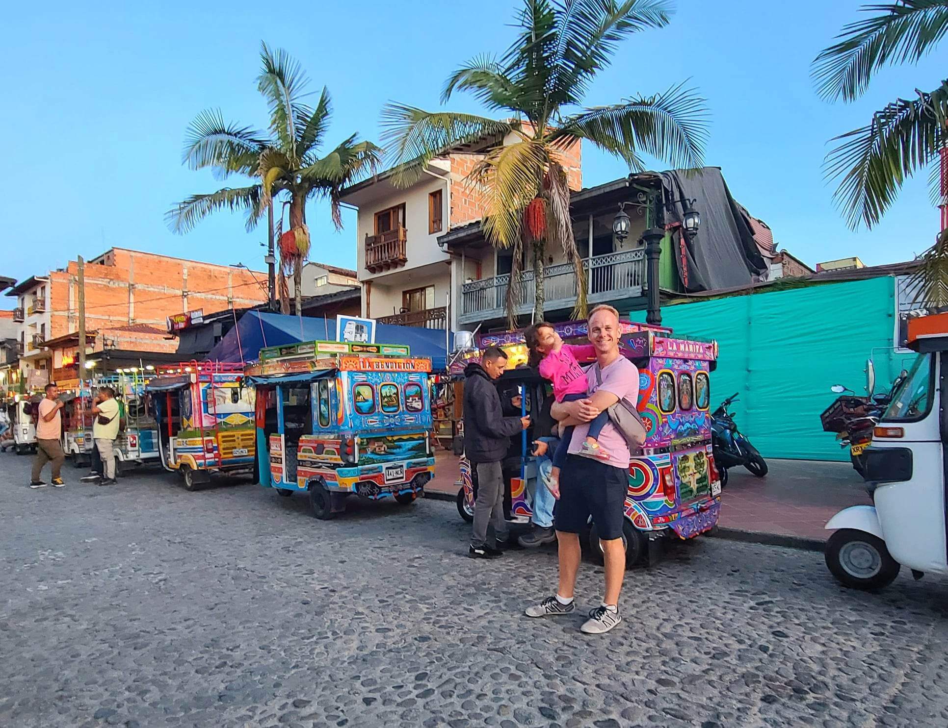 riding Tuk Tuk in Guatape - transportation in Colombia
