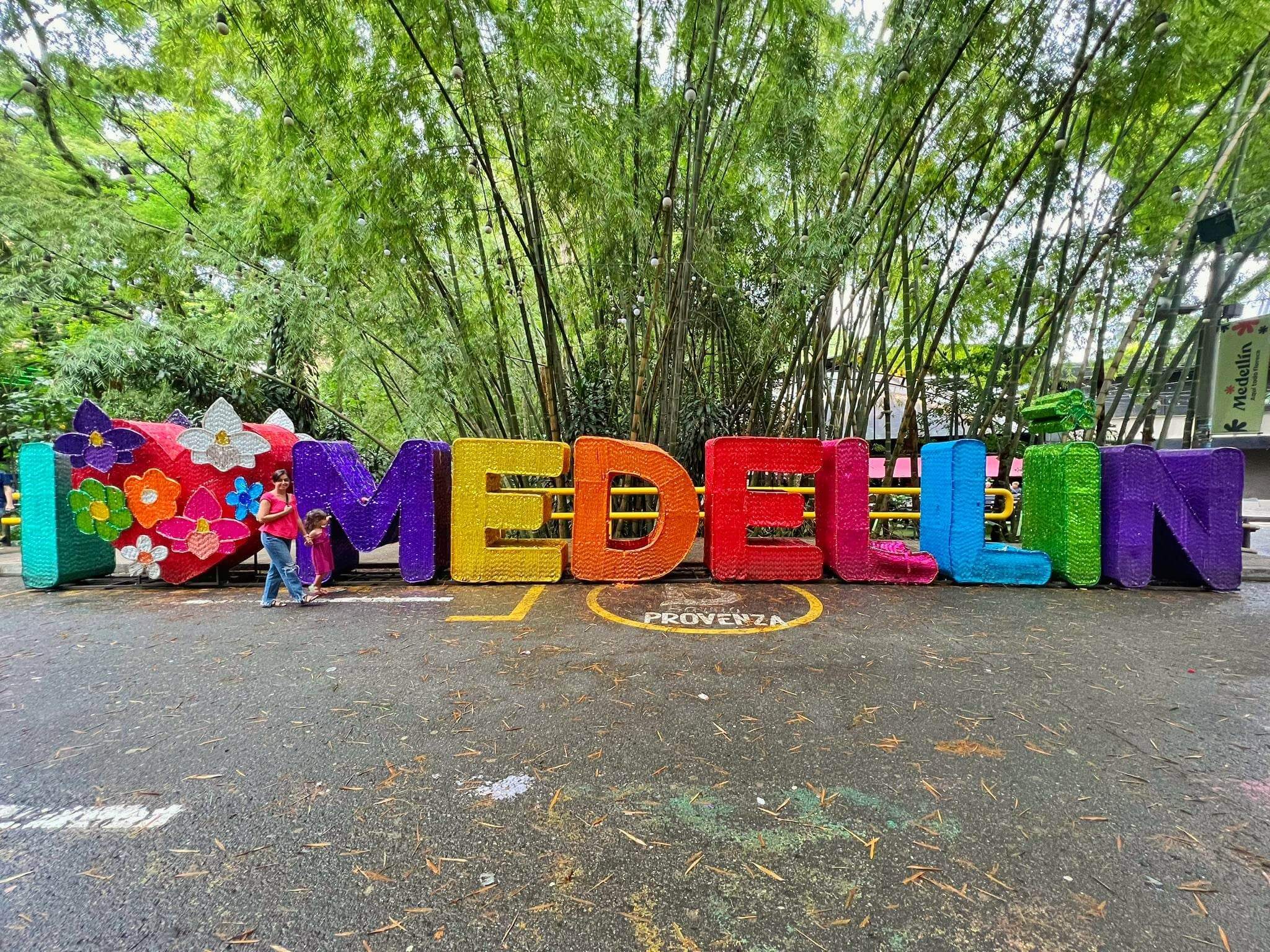 IHeartMedellin sign in Poblado neighborhood
